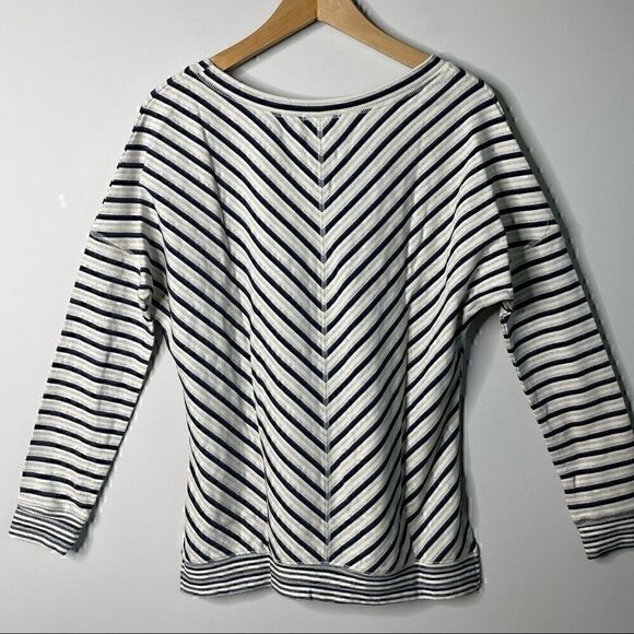 LA made navy striped long sleeve top, NWOT - Picture 7 of 11
